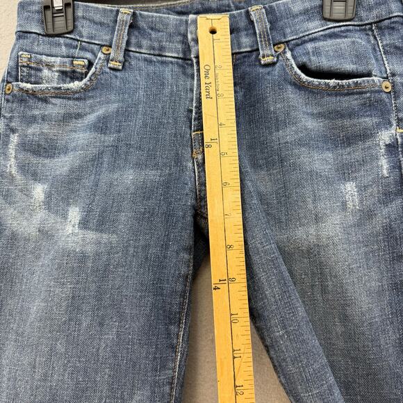 Citizens of Humanity Jeans Women's 26 (2) Blue Ricrac Low Waist Wide Leg Preppy - Picture 14 of 16